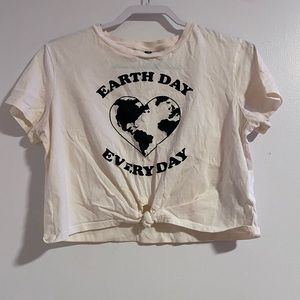 earth day crop top